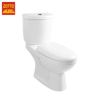 Best-selling factory elongated p-trap s-trap floor mounted ceramic washdown two piece toilet sets made in China