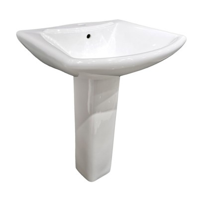 Factory direct selling unique hand wash basin with pedestal