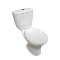 western bathroom two piece s-trap washdown ceramic closestool toilet