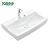 Foshan Sanitary ware White glazed basin Artistic basin wash basin price